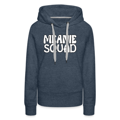 MEANIE SQUAD - Women’s Premium Hoodie - heather denim