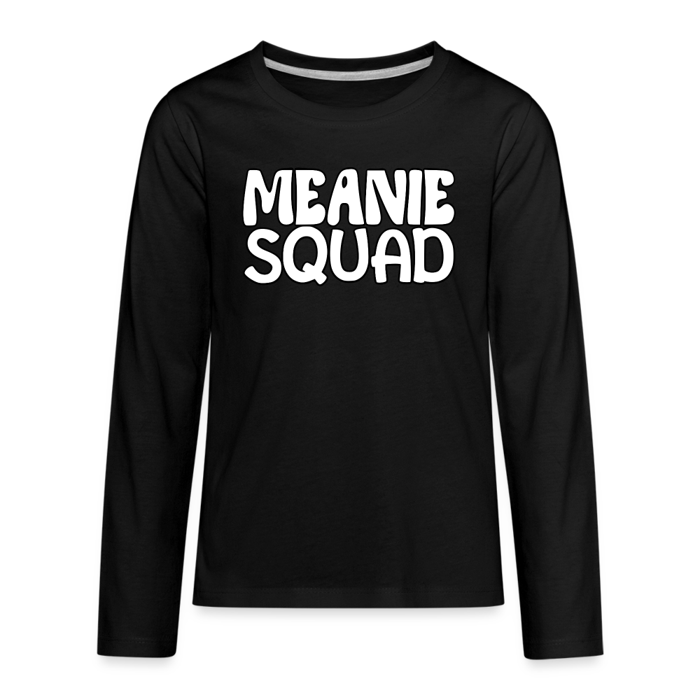 MEANIE SQUAD - Youth LongSleeve Shirt - black