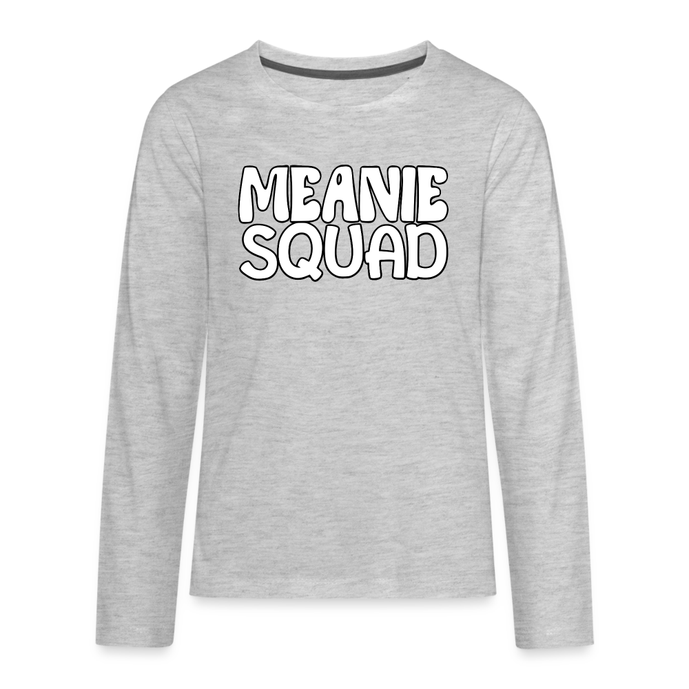 MEANIE SQUAD - Youth LongSleeve Shirt - heather gray