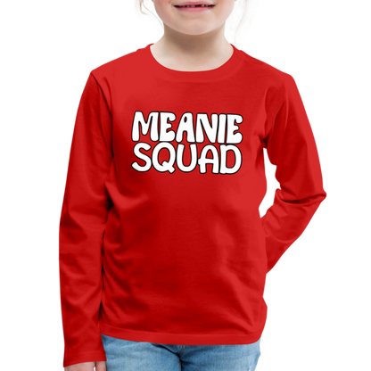 MEANIE SQUAD - Youth LongSleeve Shirt - red