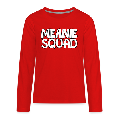 MEANIE SQUAD - Youth LongSleeve Shirt - red