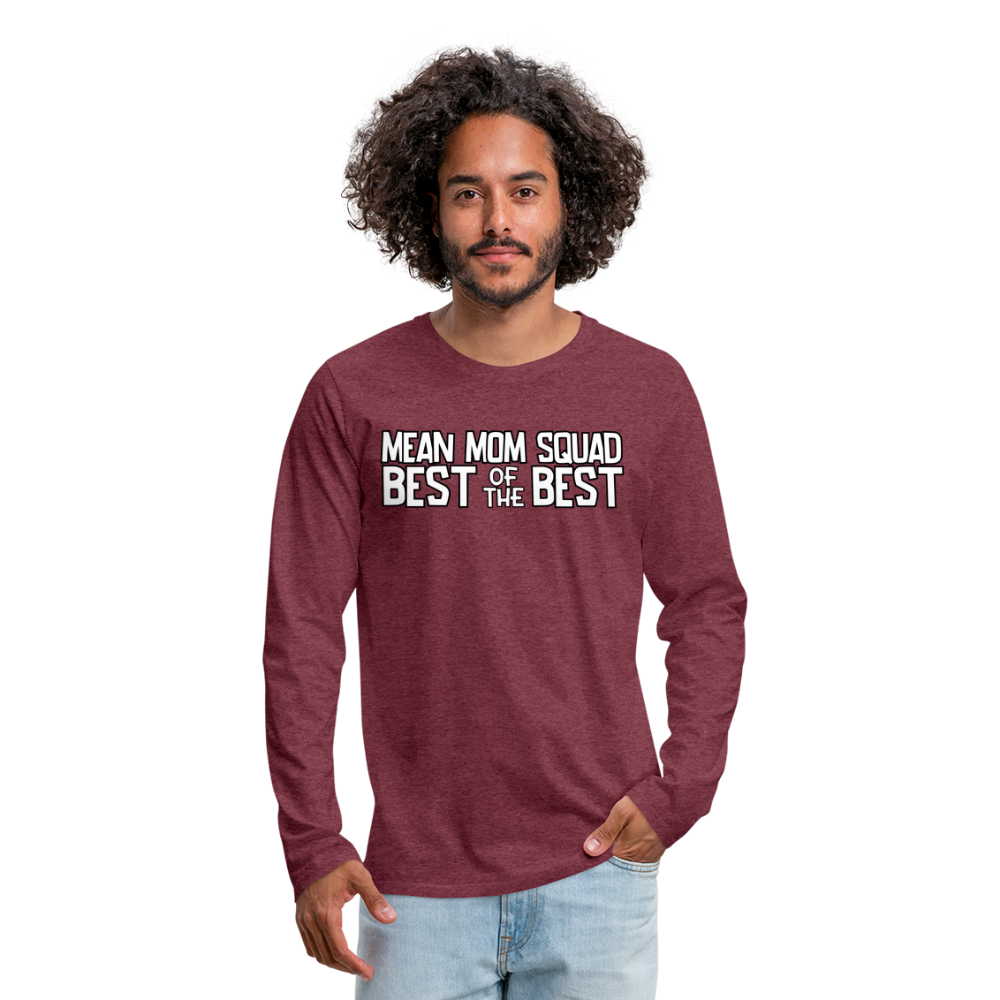 Best of the Best - Adult Long Sleeve Shirt - heather burgundy