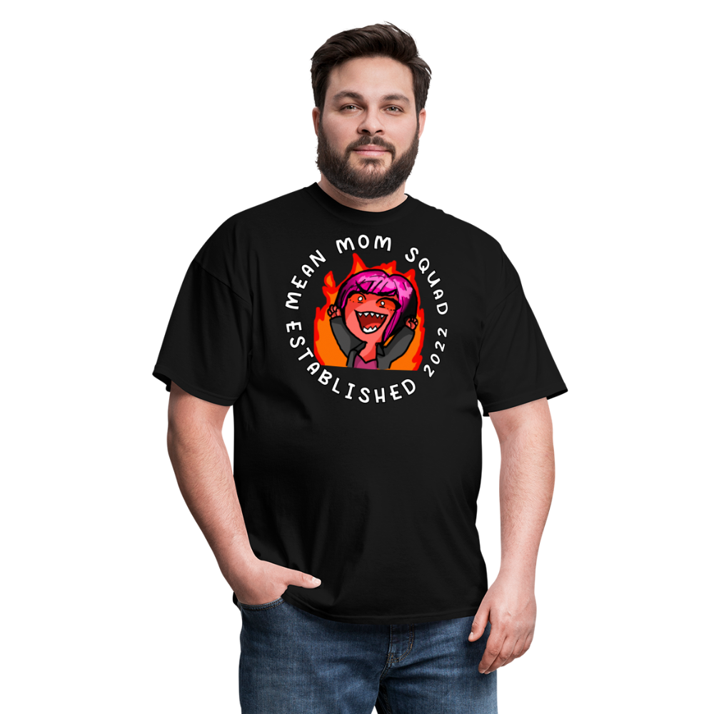 Mean Mom SQUAD Est. 2022 - Adult T-Shirt Unisex - black