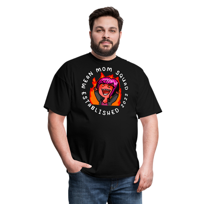 Mean Mom SQUAD Est. 2022 - Adult T-Shirt Unisex - black