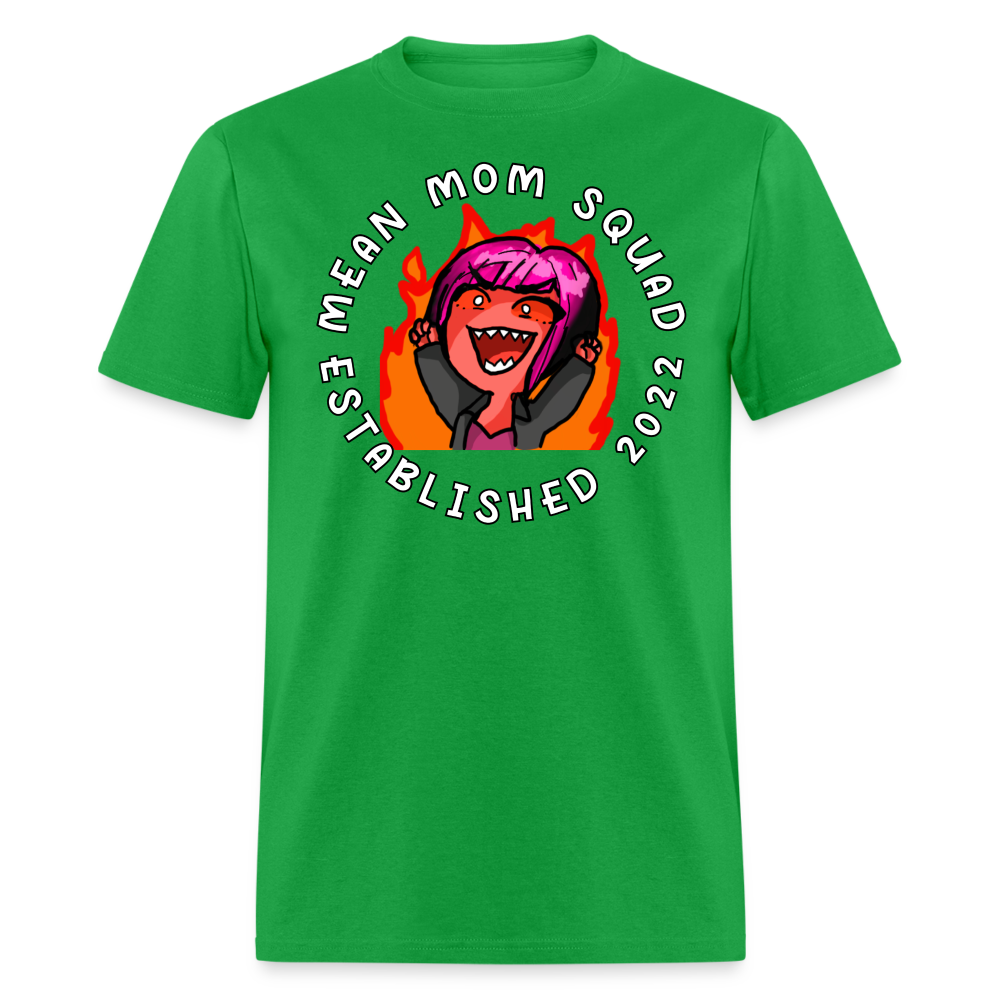 Mean Mom SQUAD Est. 2022 - Adult T-Shirt Unisex - bright green