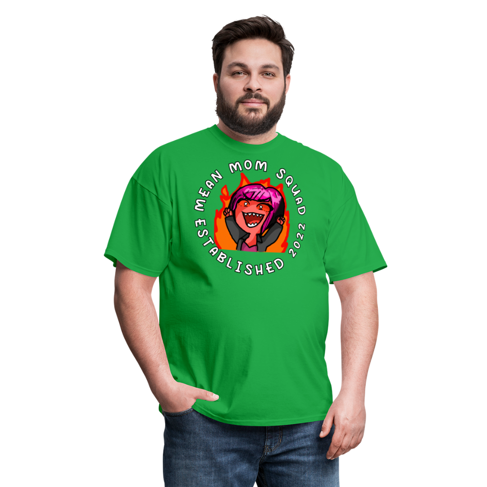 Mean Mom SQUAD Est. 2022 - Adult T-Shirt Unisex - bright green