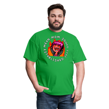 Mean Mom SQUAD Est. 2022 - Adult T-Shirt Unisex - bright green