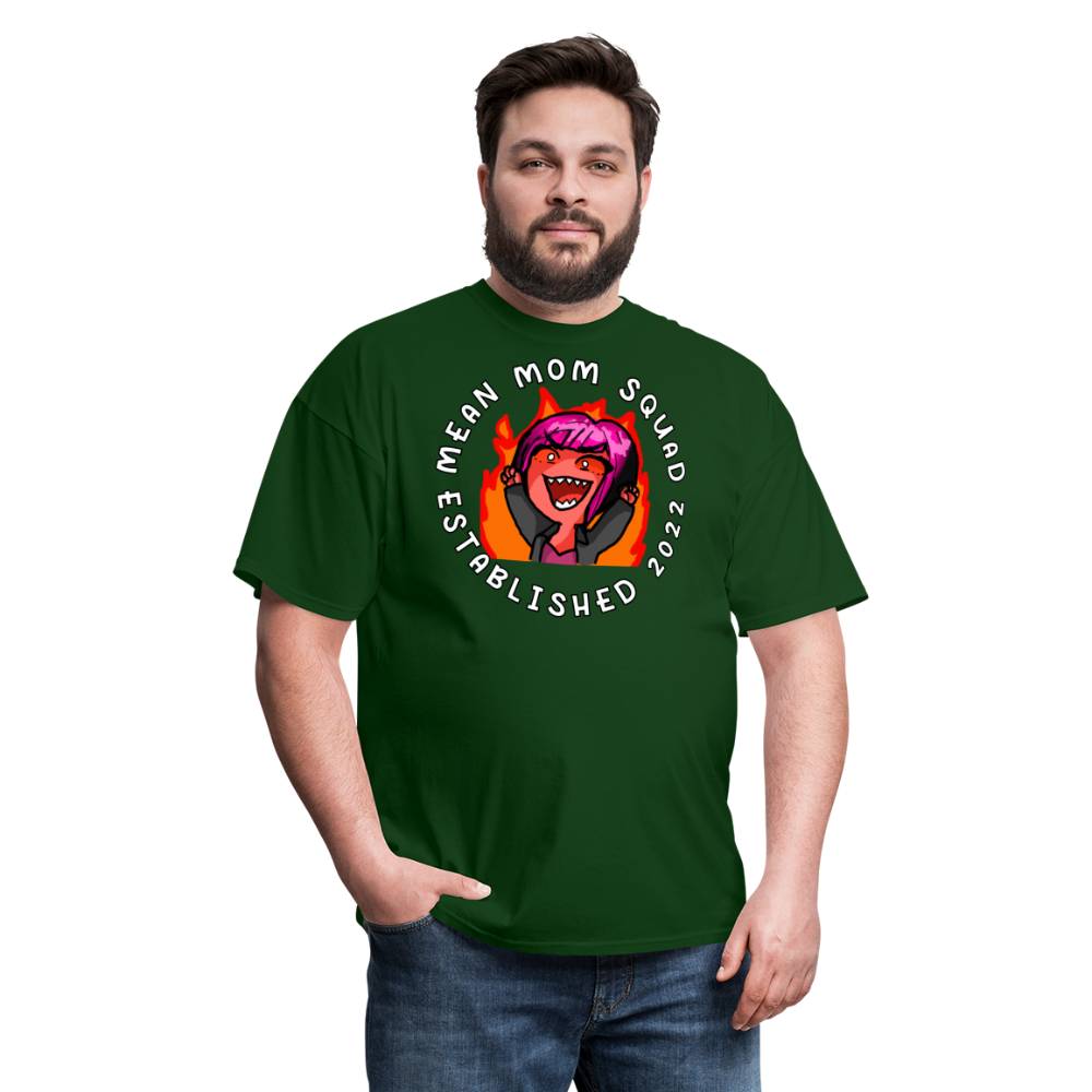 Mean Mom SQUAD Est. 2022 - Adult T-Shirt Unisex - forest green