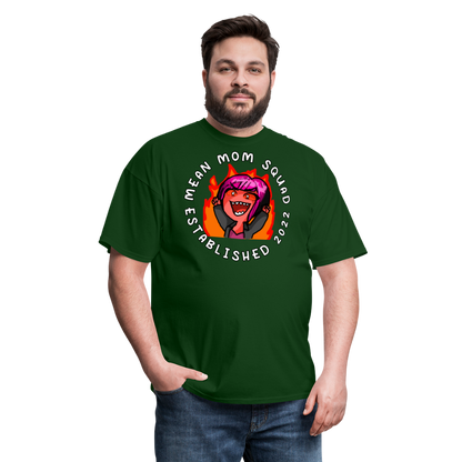 Mean Mom SQUAD Est. 2022 - Adult T-Shirt Unisex - forest green