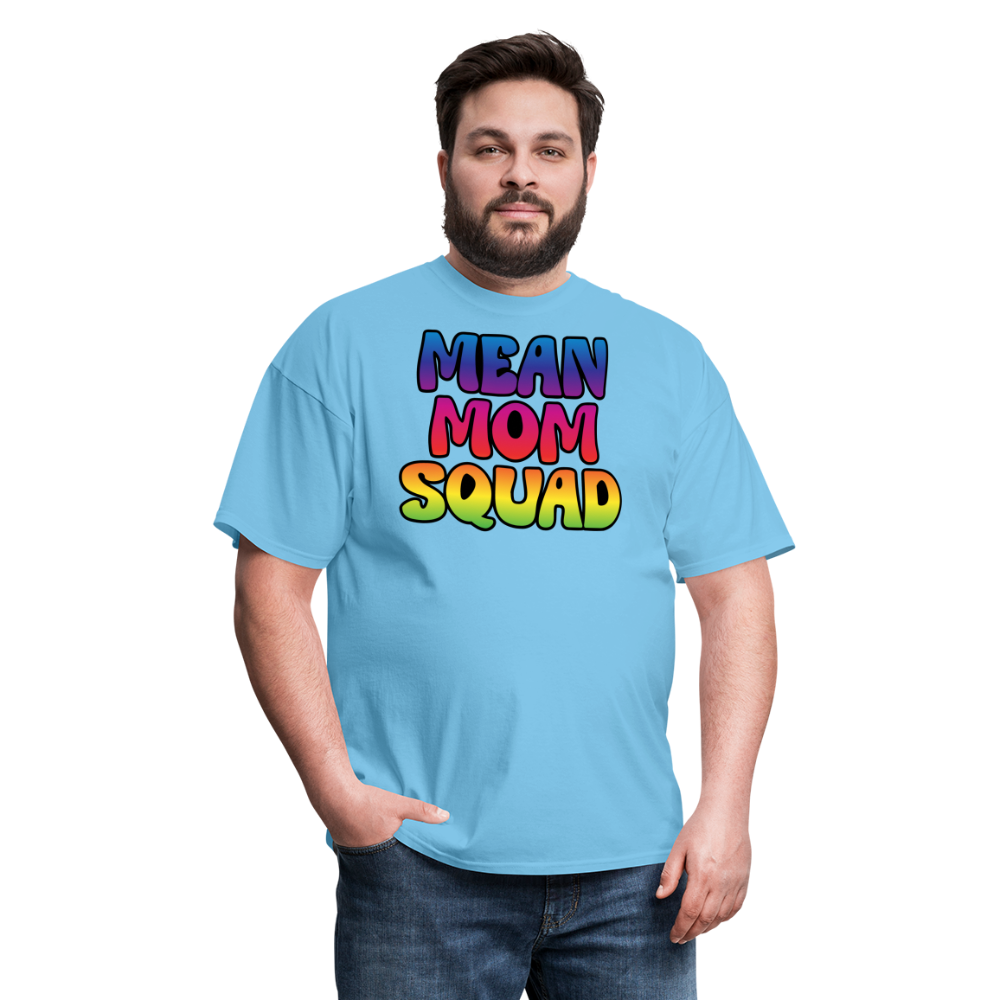 MEAN MOM SQUAD Colorful - Adult T-shirt - aquatic blue