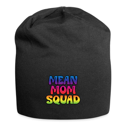 Mean Mom SQUAD Colorful - Jersey Beanie - black