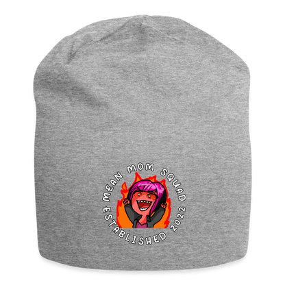 Mean Mom SQUAD Est. 2022 - Jersey Beanie - heather gray