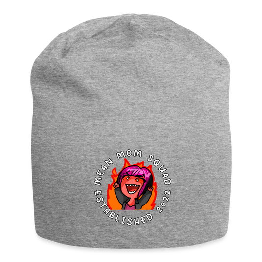 Mean Mom SQUAD Est. 2022 - Jersey Beanie - heather gray