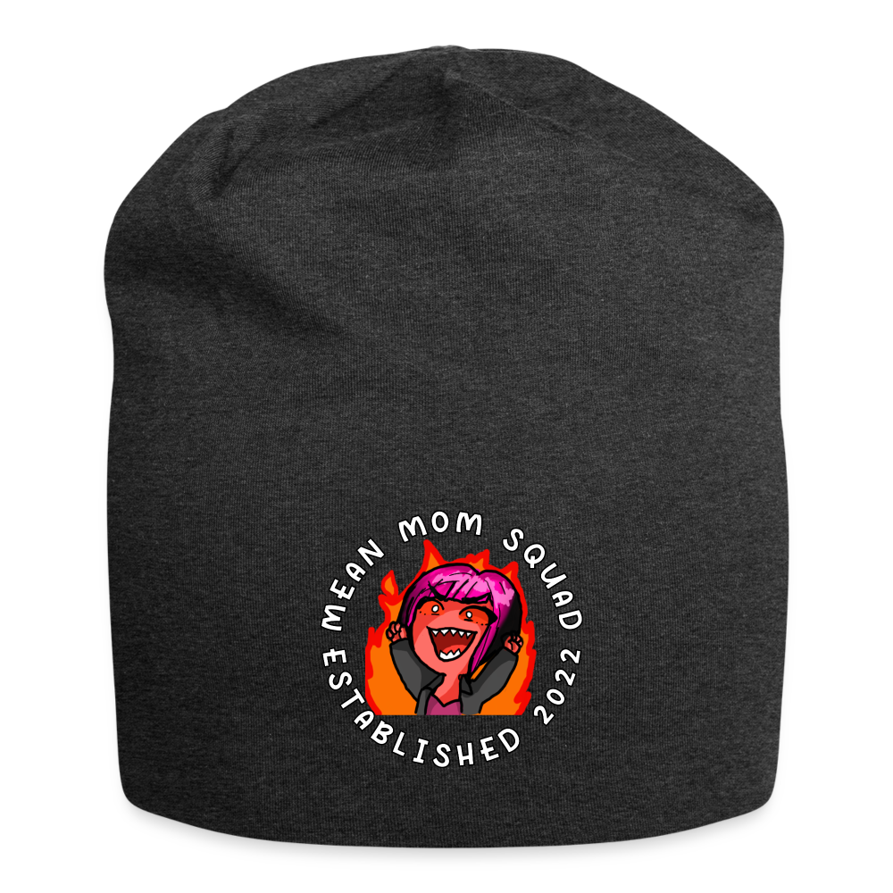 Mean Mom SQUAD Est. 2022 - Jersey Beanie - charcoal grey