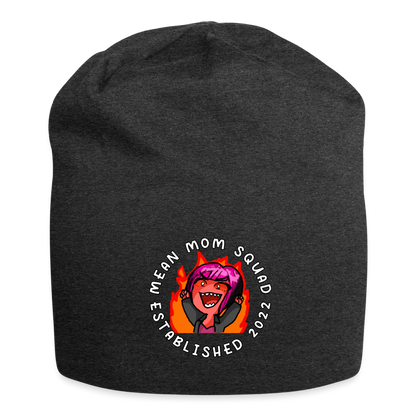 Mean Mom SQUAD Est. 2022 - Jersey Beanie - charcoal grey