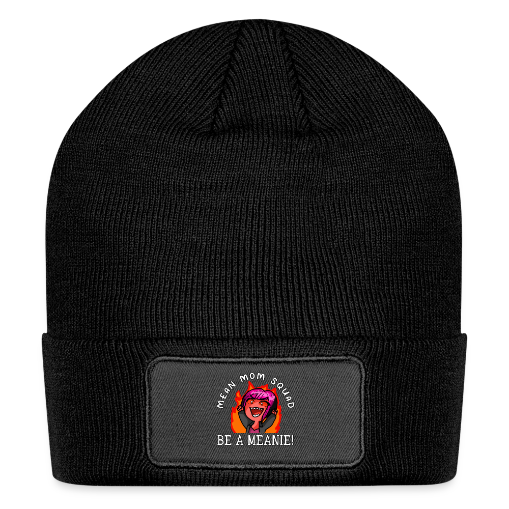 Be A Meanie - Patch Beanie - black