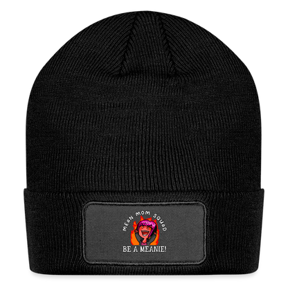 Be A Meanie - Patch Beanie - black