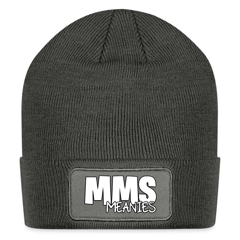 MMS Meanies - Patch Beanie - charcoal grey