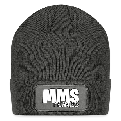 MMS Meanies - Patch Beanie - charcoal grey