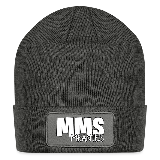 MMS Meanies - Patch Beanie - charcoal grey