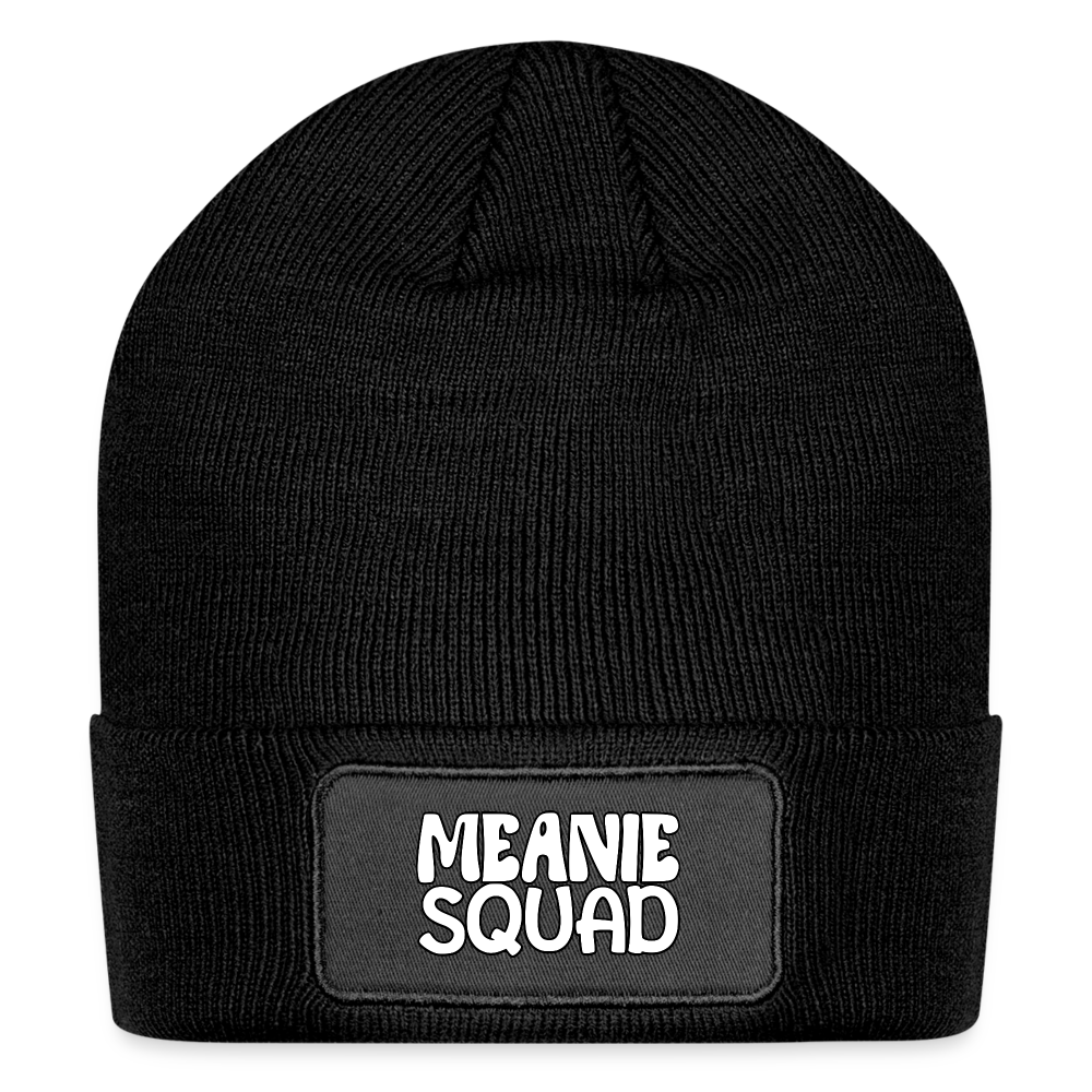 MEANIE SQUAD - Patch Beanie - black