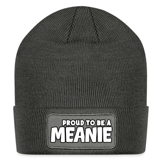 PROUD TO BE A MEANIE - Patch Beanie - charcoal grey