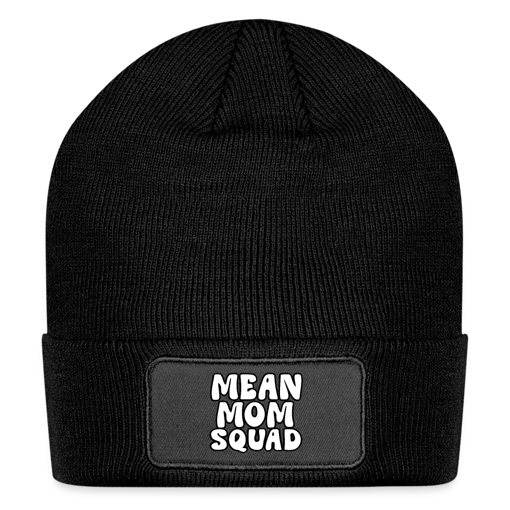 Mean Mom SQUAD - Patch Beanie - black