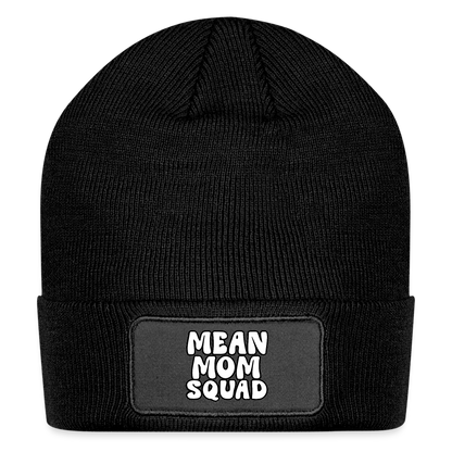 Mean Mom SQUAD - Patch Beanie - black