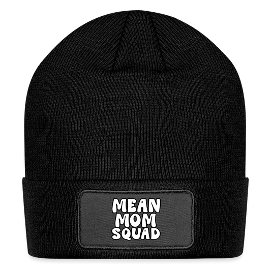 Mean Mom SQUAD - Patch Beanie - black