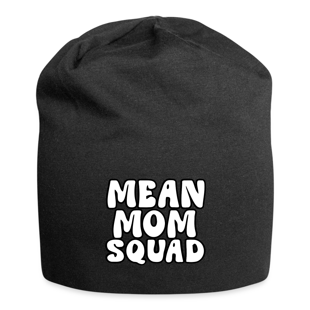 Mean Mom SQUAD - Jersey Beanie - black