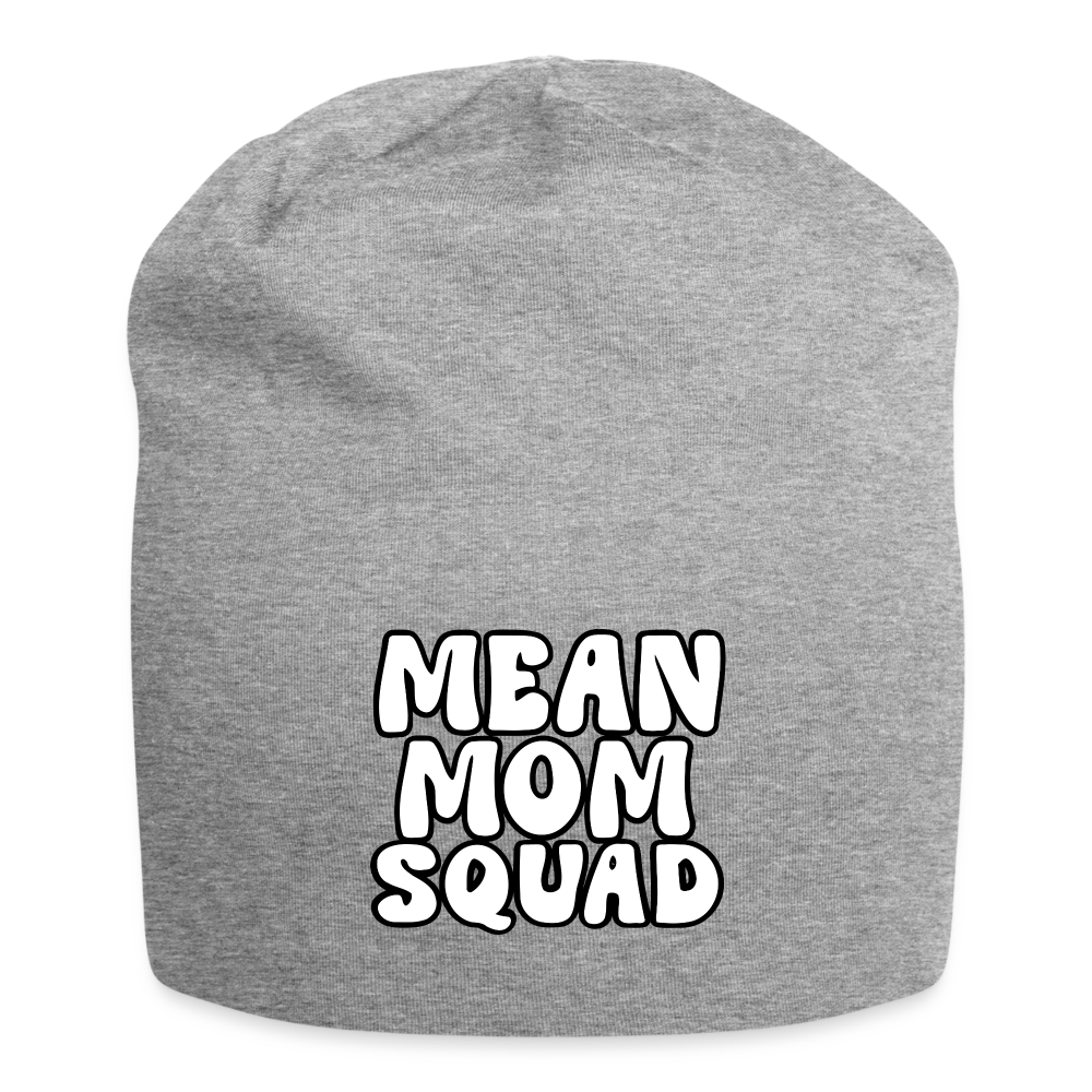 Mean Mom SQUAD - Jersey Beanie - heather gray