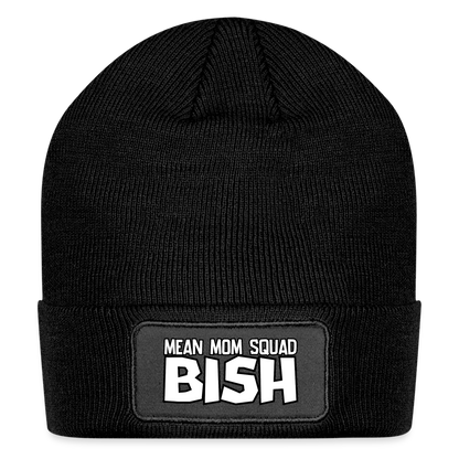 Mean Mom SQUAD BISH - Patch Beanie - black