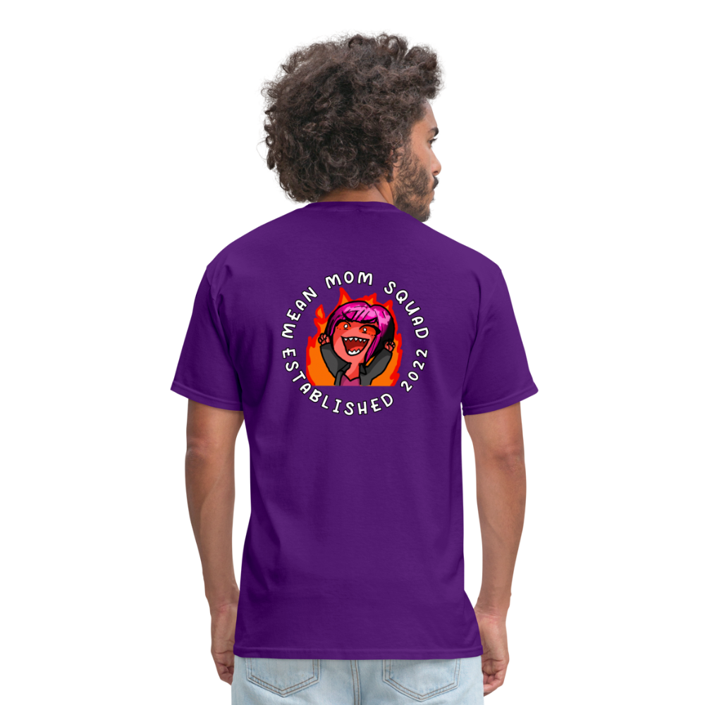 Mean Mom SQUAD Est. 2022 | Adult Ultimate Gamer Shirt Unisex - purple