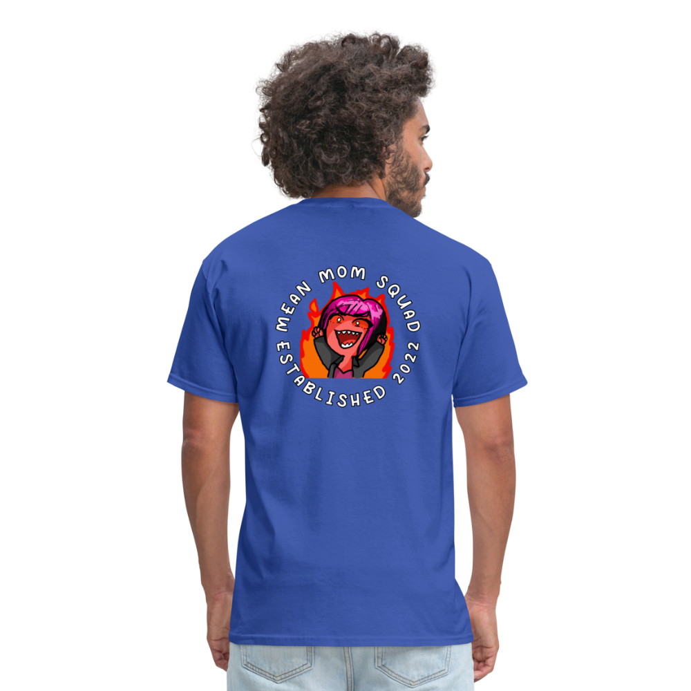 Mean Mom SQUAD Est. 2022 | Adult Ultimate Gamer Shirt Unisex - royal blue