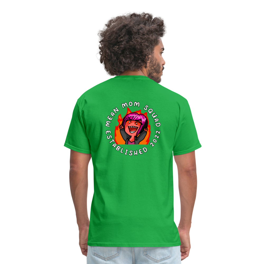 Mean Mom SQUAD Est. 2022 | Adult Ultimate Gamer Shirt Unisex - bright green