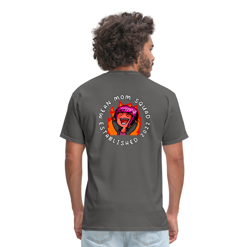 Mean Mom SQUAD Est. 2022 | Adult Ultimate Gamer Shirt Unisex - charcoal