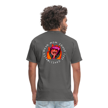 Mean Mom SQUAD Est. 2022 | Adult Ultimate Gamer Shirt Unisex - charcoal