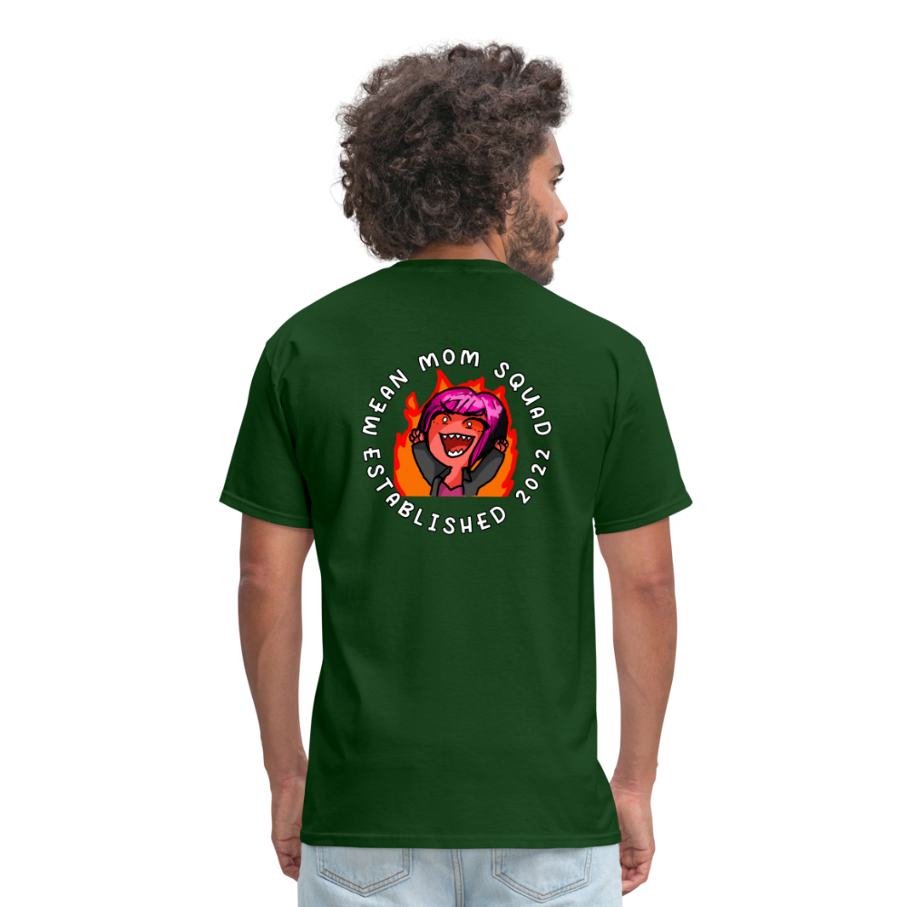 Mean Mom SQUAD Est. 2022 | Adult Ultimate Gamer Shirt Unisex - forest green