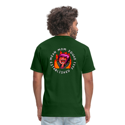 Mean Mom SQUAD Est. 2022 | Adult Ultimate Gamer Shirt Unisex - forest green