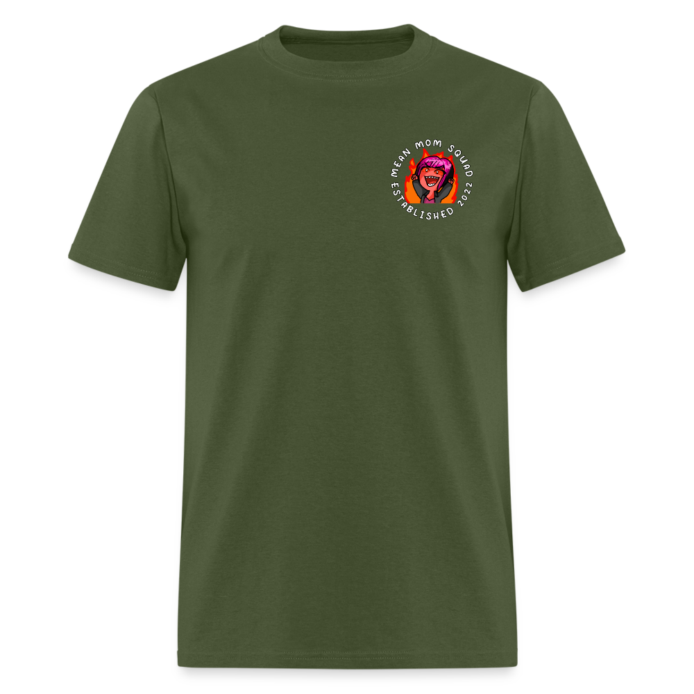 Mean Mom SQUAD Est. 2022 | Adult Ultimate Gamer Shirt Unisex - military green