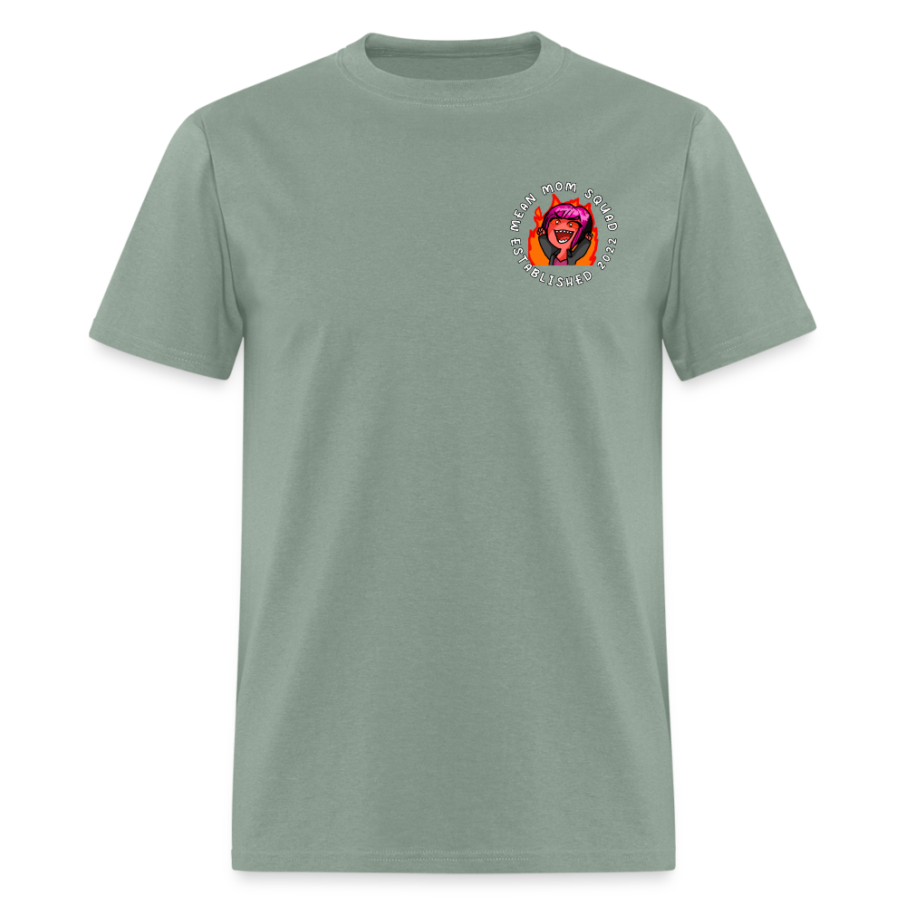 Mean Mom SQUAD Est. 2022 | Adult Ultimate Gamer Shirt Unisex - sage