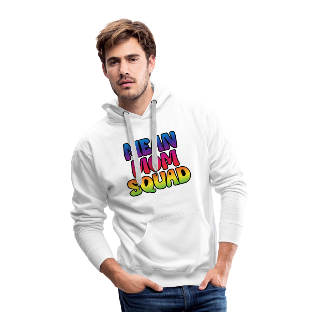 MEAN MOM SQUAD Colorful | Men's Premium Hoodie - white