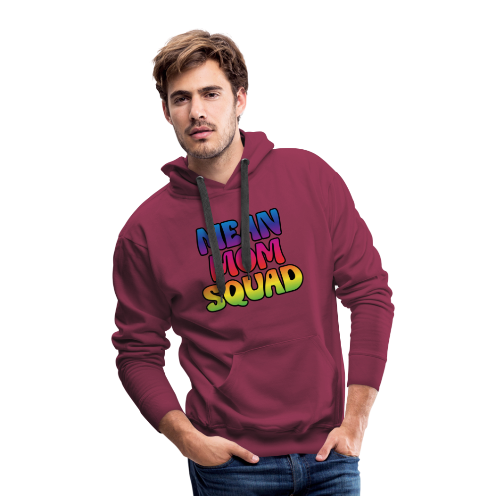 MEAN MOM SQUAD Colorful | Men's Premium Hoodie - burgundy