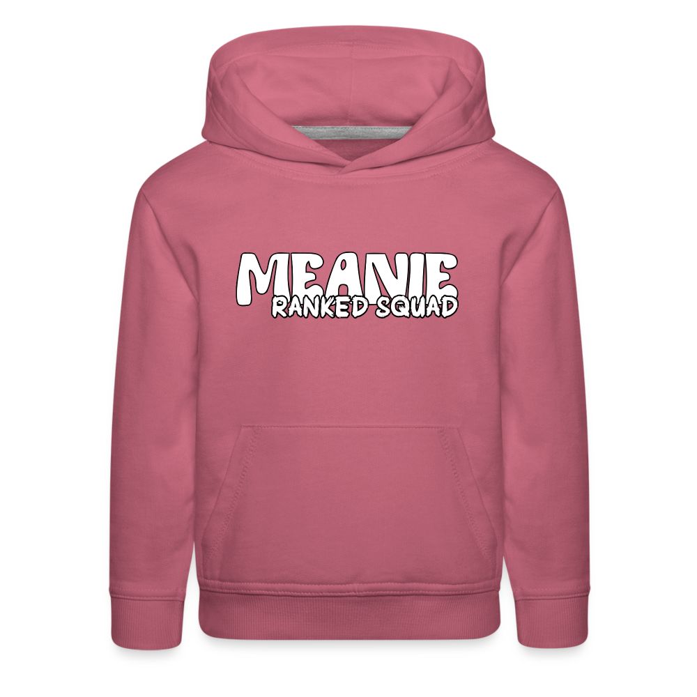 Meanie Ranked SQUAD | Youth Premium Hoodie - mauve