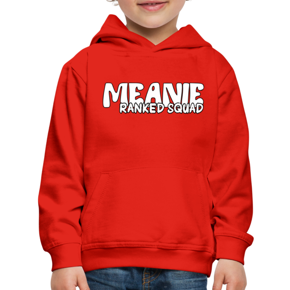 Meanie Ranked SQUAD | Youth Premium Hoodie - red