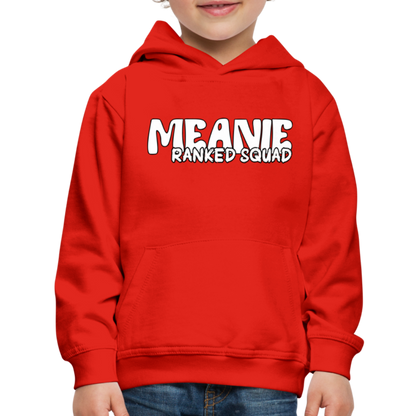 Meanie Ranked SQUAD | Youth Premium Hoodie - red