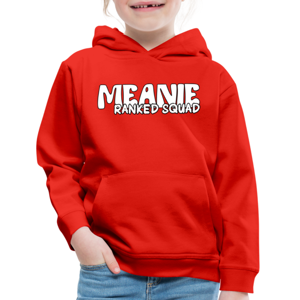 Meanie Ranked SQUAD | Youth Premium Hoodie - red