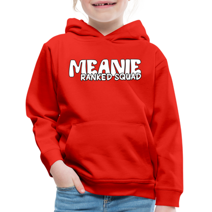 Meanie Ranked SQUAD | Youth Premium Hoodie - red