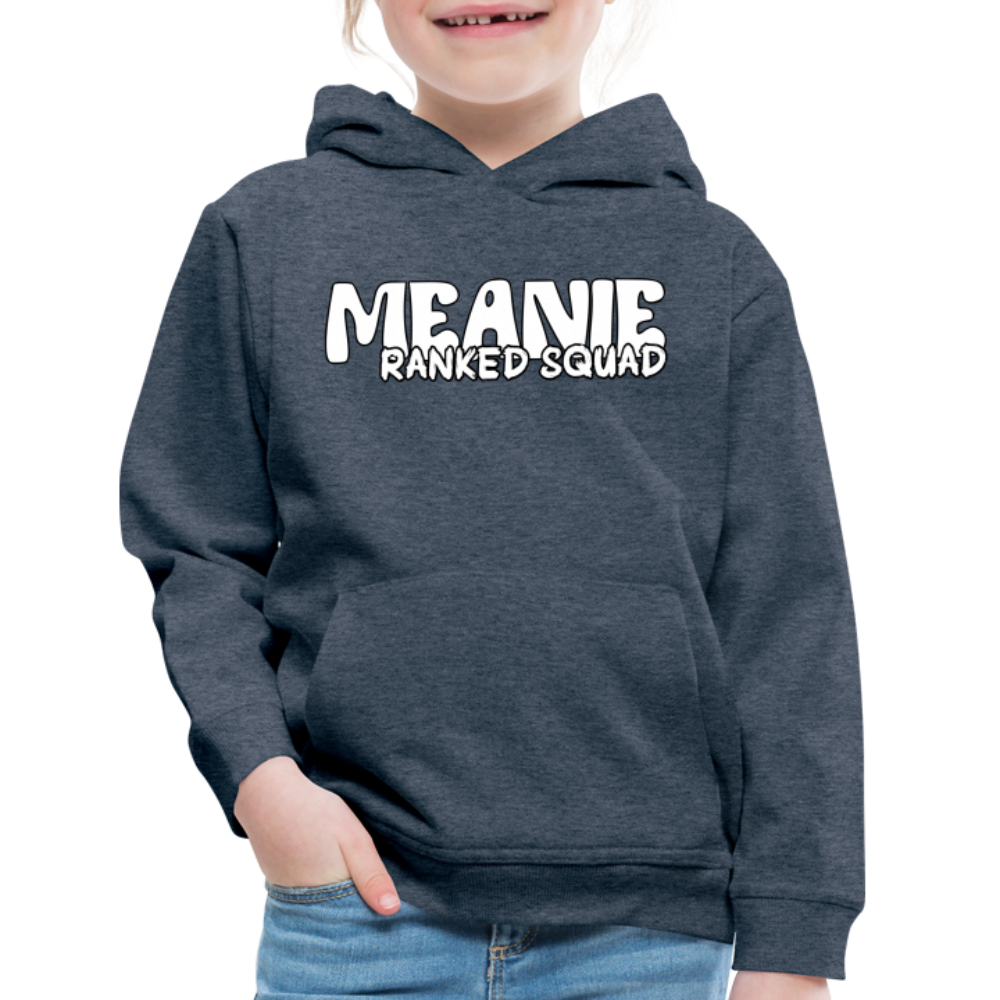 Meanie Ranked SQUAD | Youth Premium Hoodie - heather denim