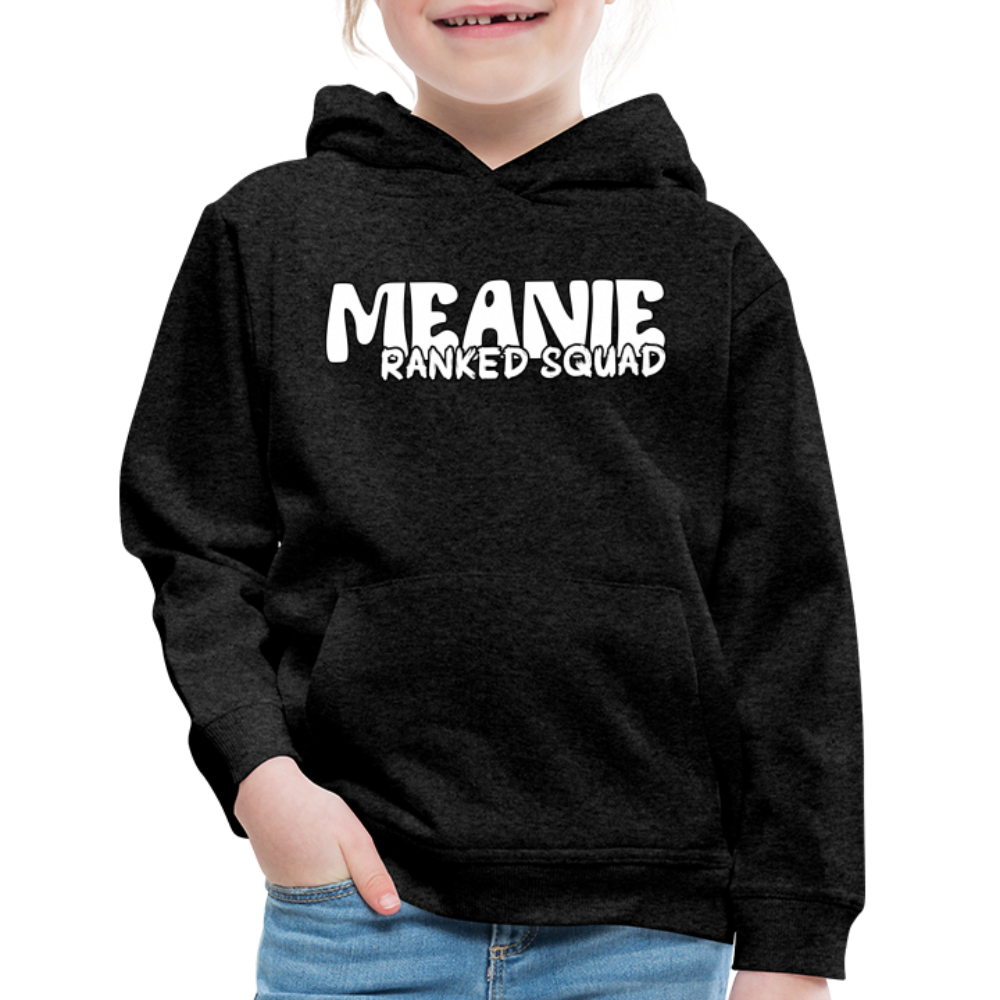 Meanie Ranked SQUAD | Youth Premium Hoodie - charcoal grey